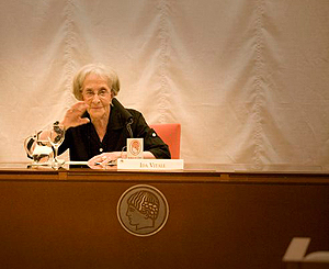 Ida Vitale en la Residencia de Estudiantes